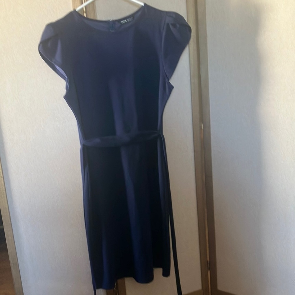 Elegant SHEIN Navy Blue Dress 12
